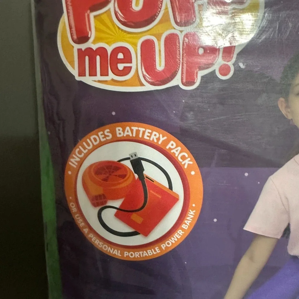 Puff Me Up RideOn Black Cat Inflatable Costume Child 7/10 Halloween Blow Up